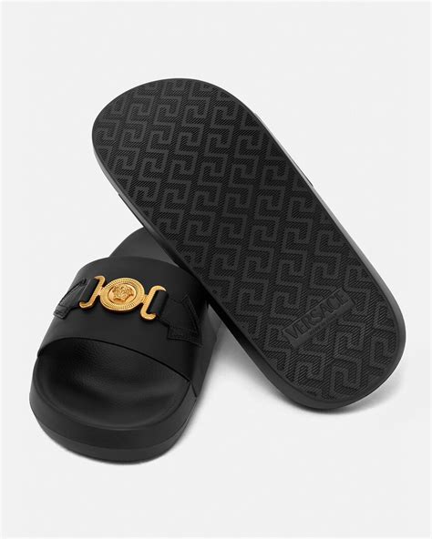 versace medusa biggie slides|Versace double platform pumps medusa.